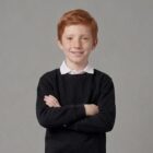 Black School Sweatshirt by Hunter Schoolwear 2601