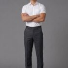 Grey 444 School Trousers by Hunter Schoolwear