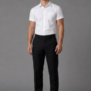 Black Regular Fit Boys Trousers by Hunter Schoolwear 444