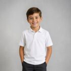 Hunter White School Polo Shirt
