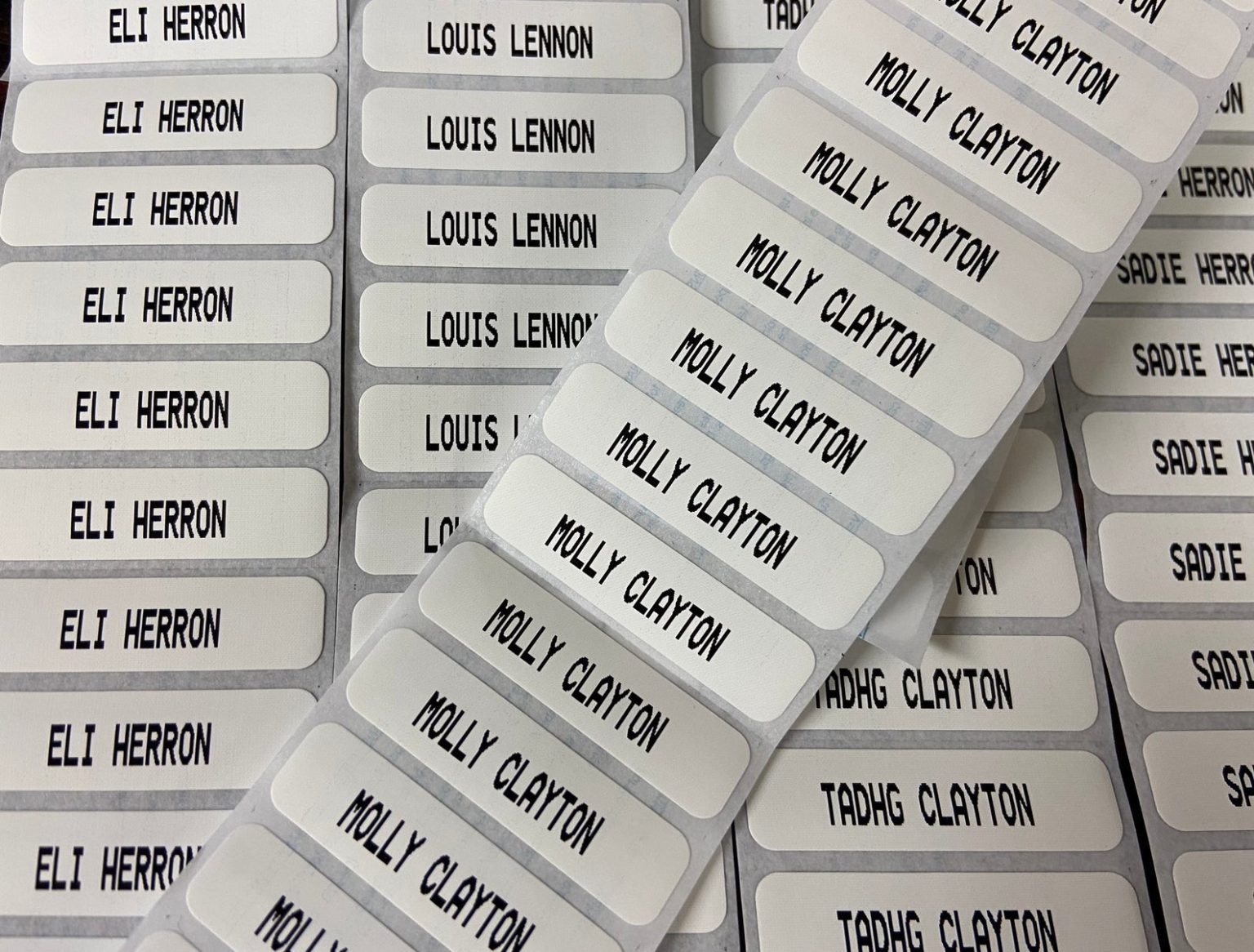 Iron-On Name Labels - Quality Schoolwear