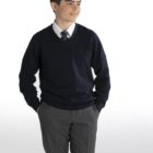 Navy Cotton School Jumper from Trutex