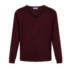 Maroon Cotton School Jumper from Trutex