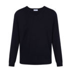 Black Cotton School Jumper from Trutex