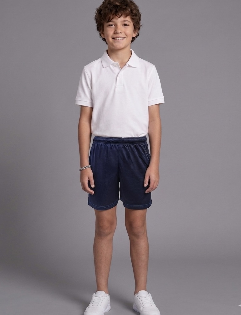 Navy Action School Shorts by Hunter Schoolwear