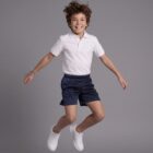 Navy Action School Shorts by Hunter Schoolwear