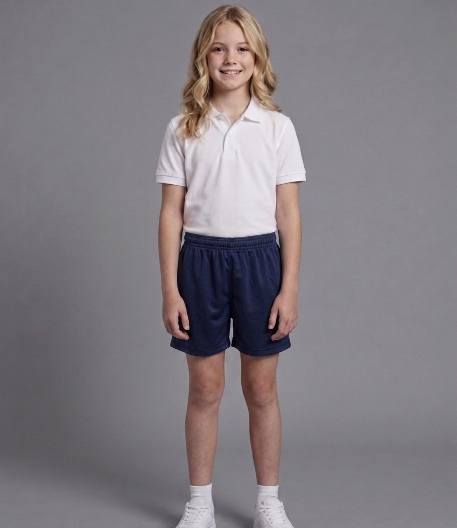 Navy Action School Shorts by Hunter Schoolwear