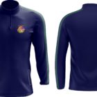 St Aidans Half Zip top