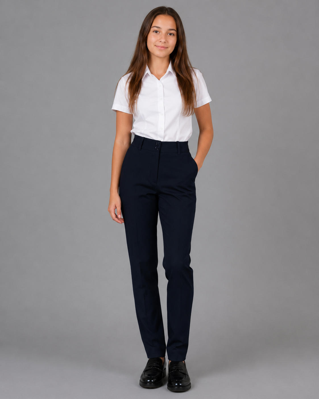 High Waisted School Uniform trousers by Hunter Schoolwear (255) High Waisted School Uniform trousers by Hunter Schoolwear (255)