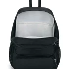 JanSport Doubleton backpack in sleek modern design with dual compartments, ideal for school, travel, or everyday use