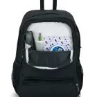 JanSport Doubleton backpack in sleek modern design with dual compartments, ideal for school, travel, or everyday use