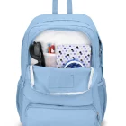 JanSport Doubleton backpack in sleek modern design with dual compartments, ideal for school, travel, or everyday use