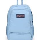 JanSport Doubleton backpack in sleek modern design with dual compartments, ideal for school, travel, or everyday use