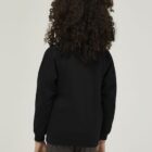 Crew neck school sweatshirt black