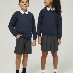 Crew neck school sweatshirt