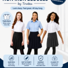 Short Sleeve Non iron School blouses by Trutex