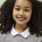 Children’s marl grey school sweatshirt by Trutex