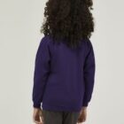 Purple school crew neck sweatshirt by Trutex