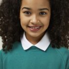 JADE Trutex school jumper featuring a classic crew neckline and elasticated cuffs