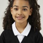 Close up of Trutex black school sweat cardigan showing buttons, stitching and quality materials