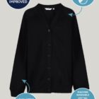 Features of Black Trutex School Sweatshirt Cardigan