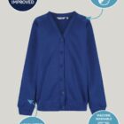 Features of Royal blue trutex School Sweatshirt Cardigan