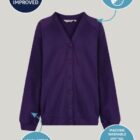 Features of purple trutex School Sweatshirt Cardigan
