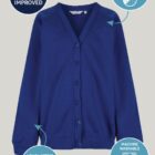 Features of Cobalt blue trutex School Sweatshirt Cardigan