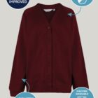 Features of Claret trutex School Sweatshirt Cardigan