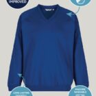 Features of royal blue Trutex unisex v-neck school sweatshirt - comfortable fit schoolwear