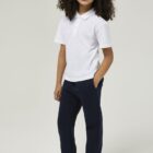 Trutex school joggers detail showing cuffed ankle and durable low-pill material