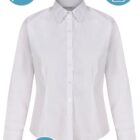Features of slim fit school blouse