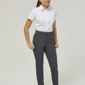 Trutex slim fit short sleeve white school blouse twin pack