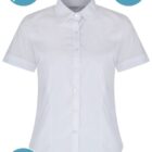 Features of slim fit school blouse