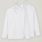 Twin pack revere blouse standard fit by Trutex