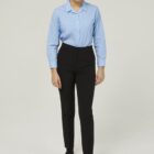Blue Revere collar school blouse - regular fit and long sleeve