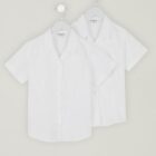 Twin pack revere fitted blouse