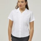 Fitted revere collar blouse by Trutex