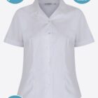 Features of revere fitted school blouse