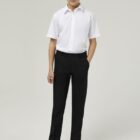 Black Trutex Slim Fit Trousers by Trutex