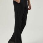 Black Trutex Slim Fit Trousers by Trutex