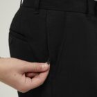 Zip pocket by Black Trutex Slim Fit Trousers by Trutex