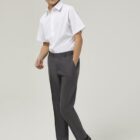 Graphite Contemporary School Trousers by Trutex