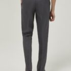 Back view of Graphite Contemporary School Trousers by Trutex