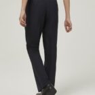 Back view of Navy Contemporary School Trousers by Trutex