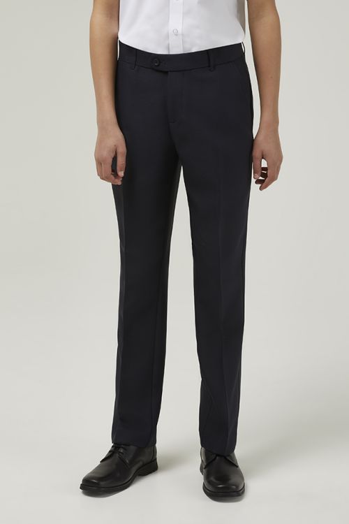 Navy Contemporary School Trousers by Trutex