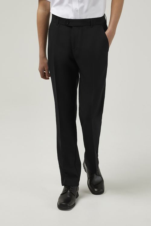 Black Contemporary School Trousers by Trutex