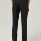 Back view of Black Contemporary School Trousers by Trutex