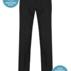 Features of Black Contemporary School Trousers by Trutex