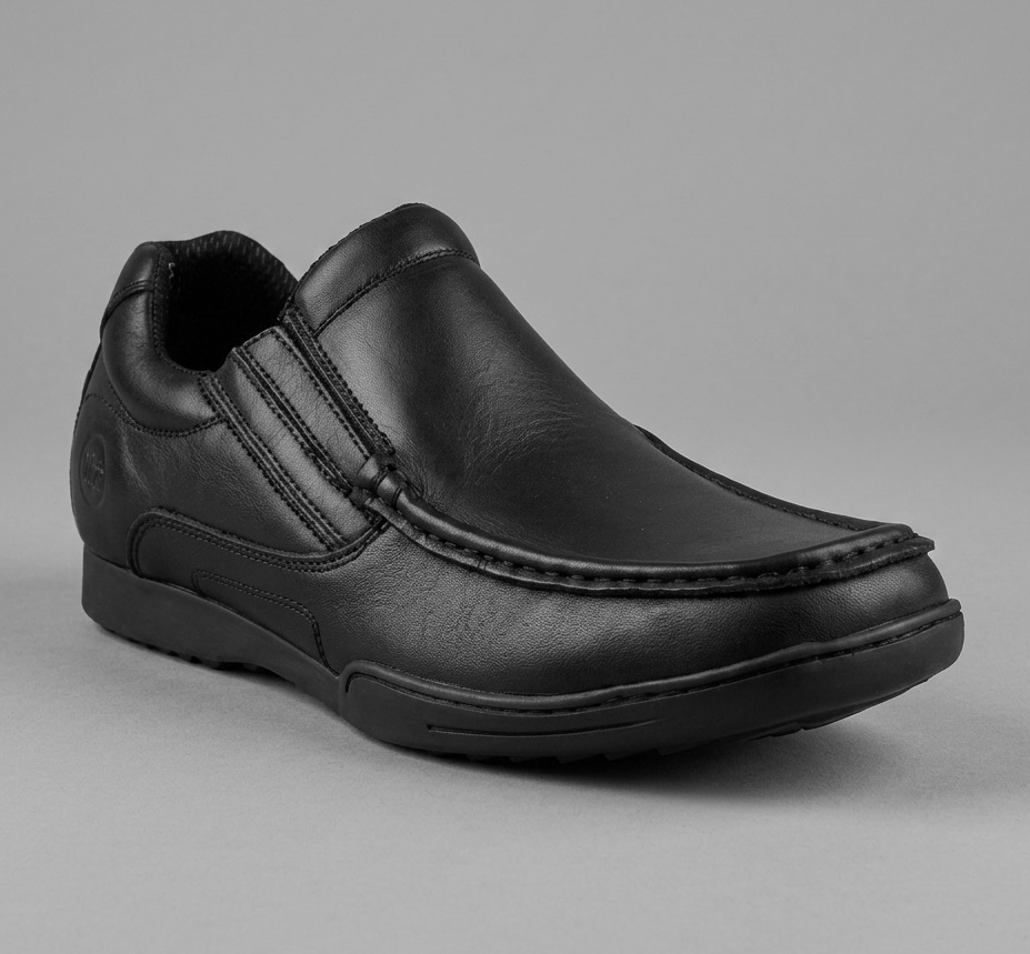 Ninety78 Black Slip-on School Shoes Ninety78 Black Slip-on School Shoes